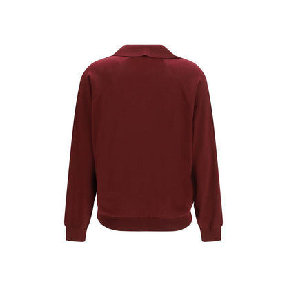 Cardigan by Miu Miu for women in virgin wool bordeaux & signature features an crisp silhouette, showcasing a sophisticated and detail for a truly crisp finish.