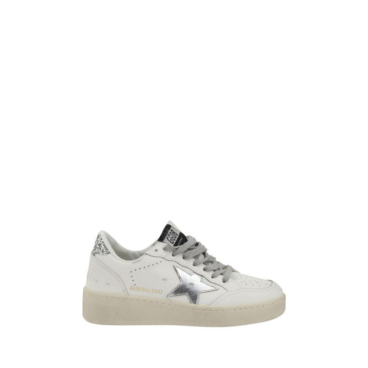 Sneakers by Golden Goose for women in bos taurus calf leather silver & monogram features an timeless silhouette from the Star Women's Low Top Bos Taurus Calf Leather Sneakers collection, showcasing a signature low-top style with an timeless finish.