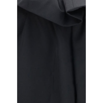 Khaite Black Wool Oves Aries Casual Pants