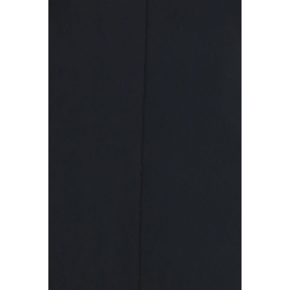 Dress by Khaite for women in polyester crepe black features an cute silhouette, detailed with a and that elegantly flows into a cute long.