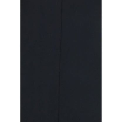 Dress by Khaite for women in polyester crepe black features an cute silhouette, detailed with a and that elegantly flows into a cute long.