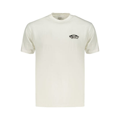 T-Shirt by Vans for men in cotton white & print features an on trend silhouette, perfectly showcasing a on trend and crew neckline for an elevated aesthetic.