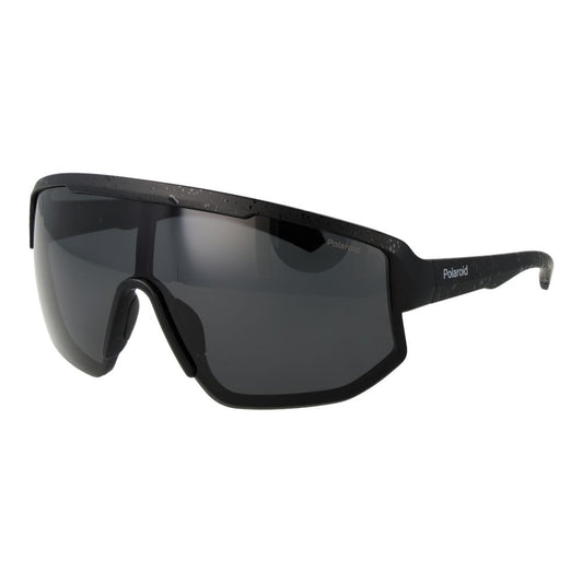 Polaroid Mono-Lens Polarized Dark-Tint Polycarbonate Sunglasses - Black