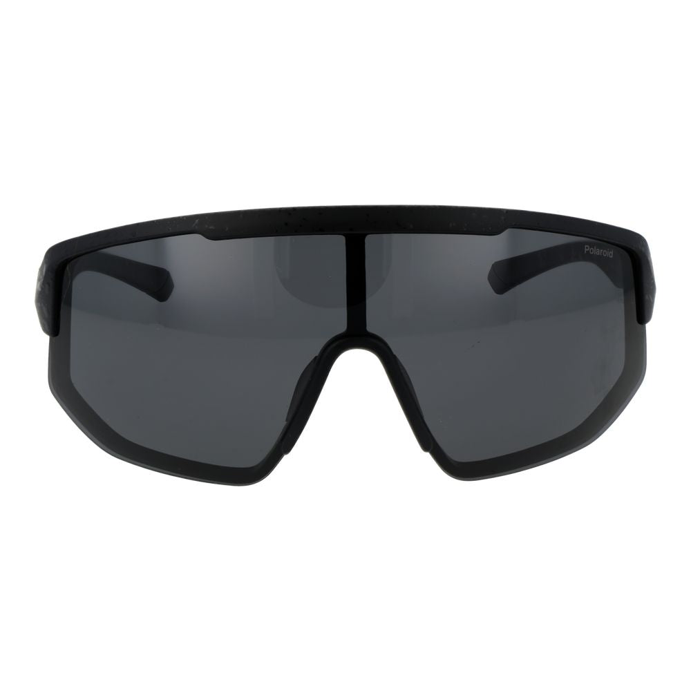 Polaroid Mono-Lens Polarized Dark-Tint Polycarbonate Sunglasses - Black