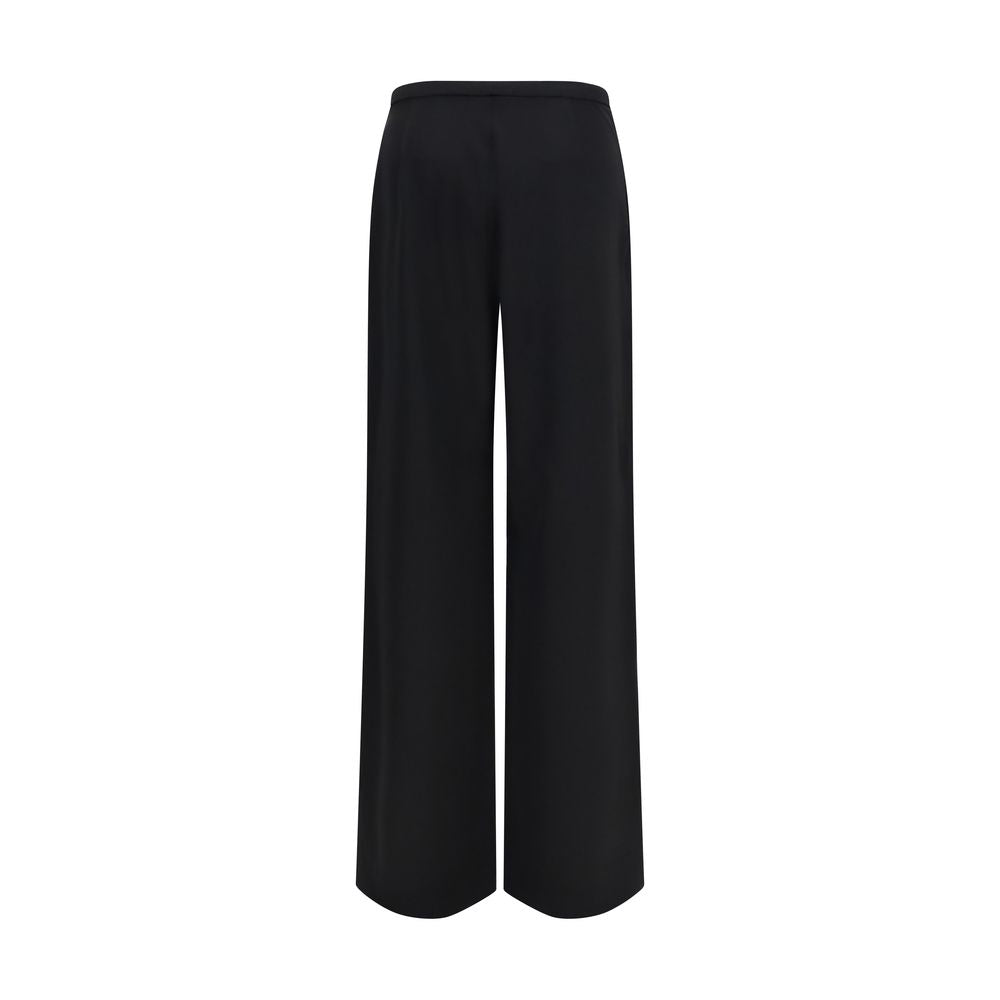 Casual Pants by Gucci for women in merino wool black features a refined silhouette with a refined relaxed-fit & oversized, defined by a and a refined long for a refined finish.