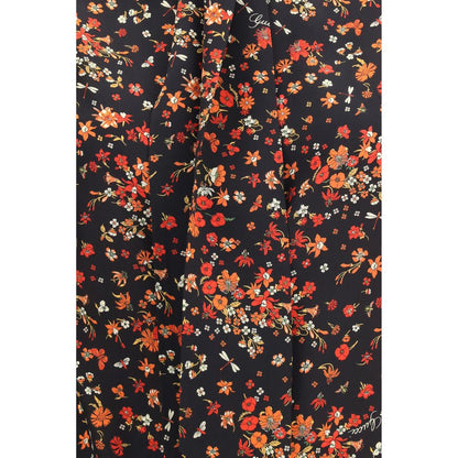 Shirt by Gucci for women in silk black, multicolor, red, patterned, floral & print features an polished silhouette, showcasing a sophisticated and detail for a truly polished finish.