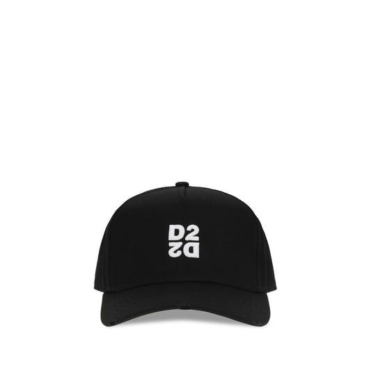 This Baseball Cap by Dsquared² for men in cotton black presents a distinguished silhouette, meticulously showcasing the signature aesthetic and high-end profile of the Cotton Baseball Cap.
