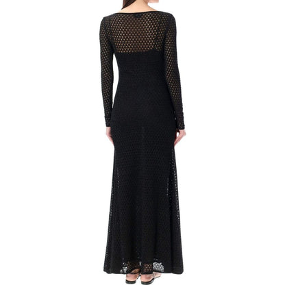 Tom Ford Black Metallic Fibre Casual Dress