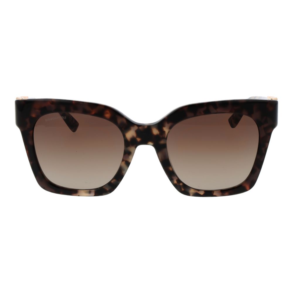 Sunglasses by Dsquared² for women in multicolor & red features an ethereal full-rim cat-eye frame design with multicolor coloured frame frames and gradient category-3-dark-tint lens for a ethereal finish.