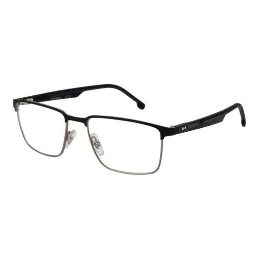 Eyeglasses Frames by Carrera for men in black showcases a refined full-frame frame design with a refined black coloured frame finish for a refined and sophisticated look.