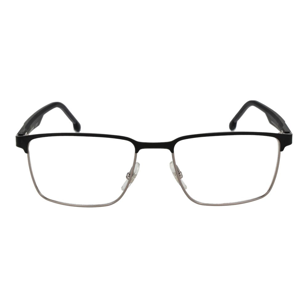 Eyeglasses Frames by Carrera for men in and black showcases a refined silhouette, detailed with a black coloured frame finish and a sophisticated full-frame frame design.
