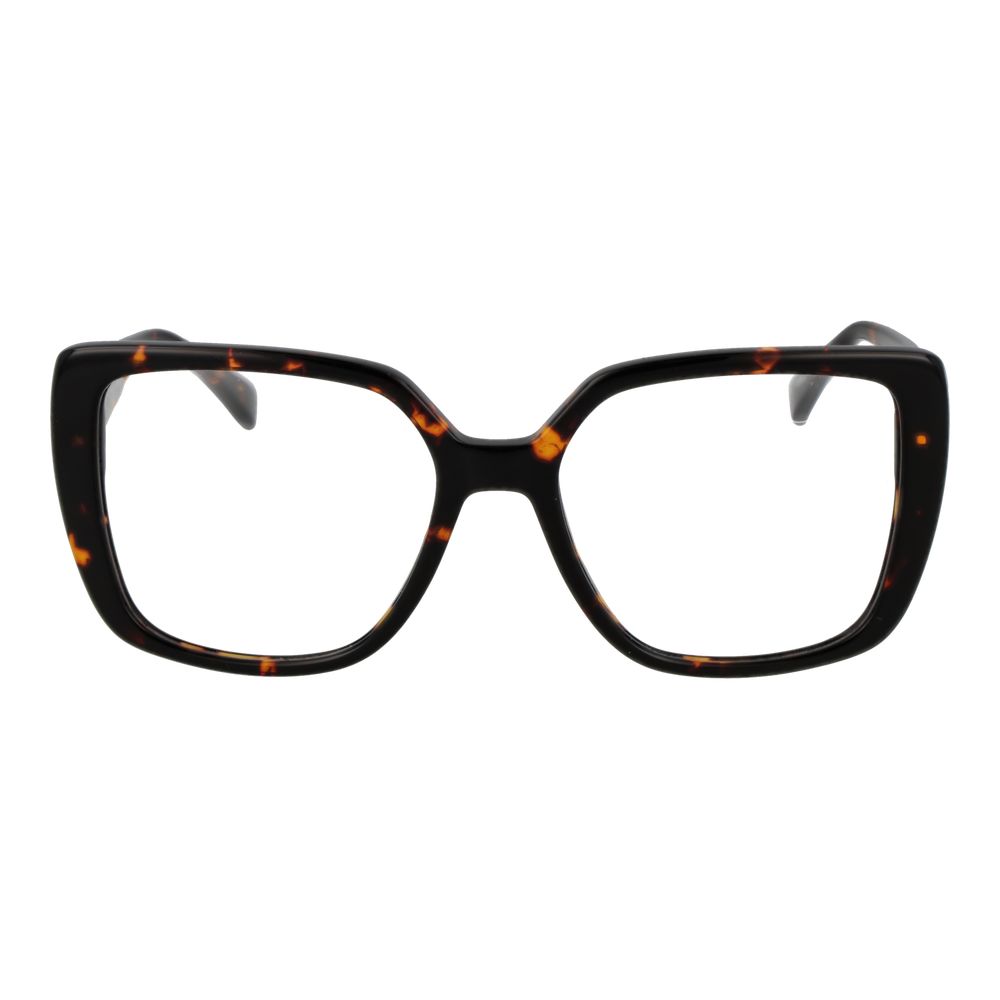 Eyeglasses Frames by Tommy Hilfiger for women in acetate brown features a refined silhouette, showcasing a refined brown coloured frame and full-frame frame design for a sophisticated, premium look.