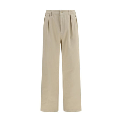 Jeans by Prada for men in denim cotton beige features an sartorial straight-leg & regular-fit and long with a cut for a sartorial finish.