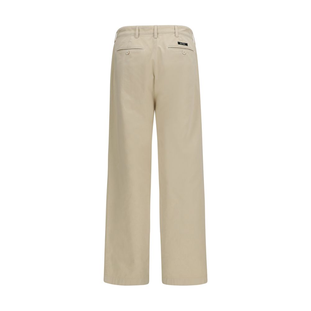 Jeans by Prada for men in denim cotton beige features an sophisticated and straight-leg & regular-fit with a precise long, creating a sophisticated and sophisticated silhouette.