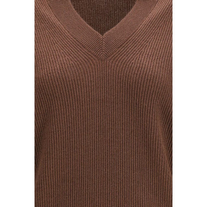 Brunello Cucinelli Brown Cashmere Sweater