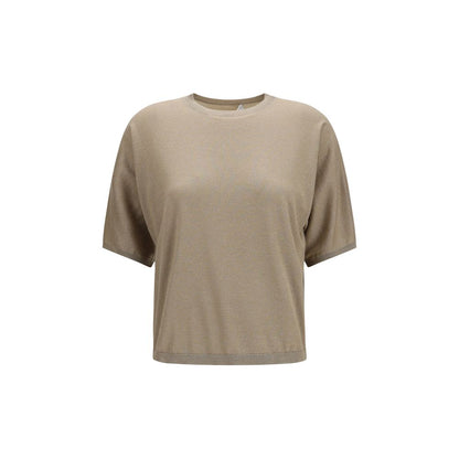 Brunello Cucinelli Beige Cashmere T-Shirt
