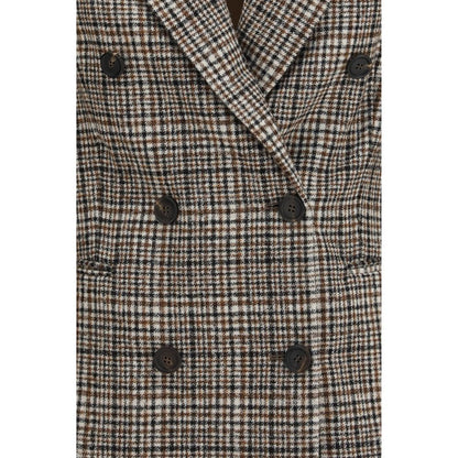 Brunello Cucinelli Multicolor Alpaca Vicugna Pacos Jacket