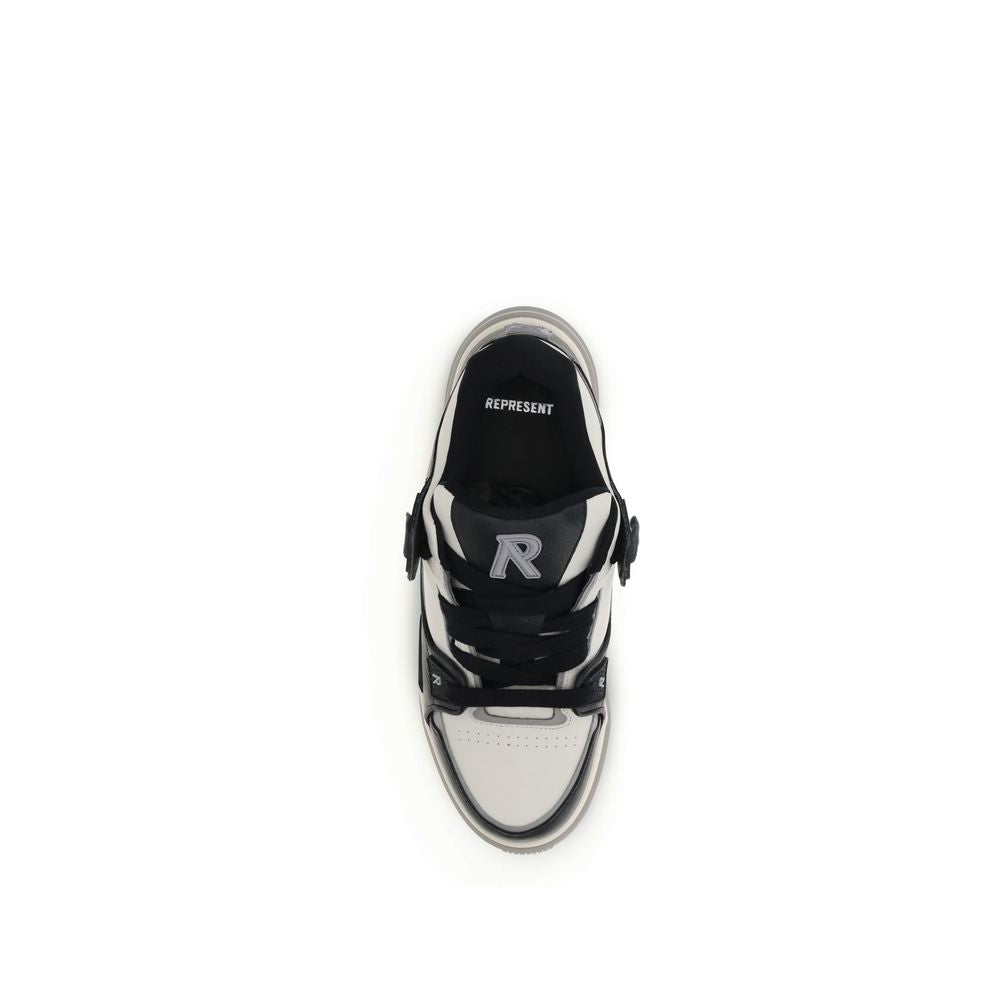Sneakers by Represent for men in tu & bos taurus grained calf leather multicolor features an fashionable silhouette, showcasing the premium Men's Low Top TU & Bos Taurus Grained Calf Leather Sneakers in a fashionable low-top style that offers a fashionable finish for refined style.