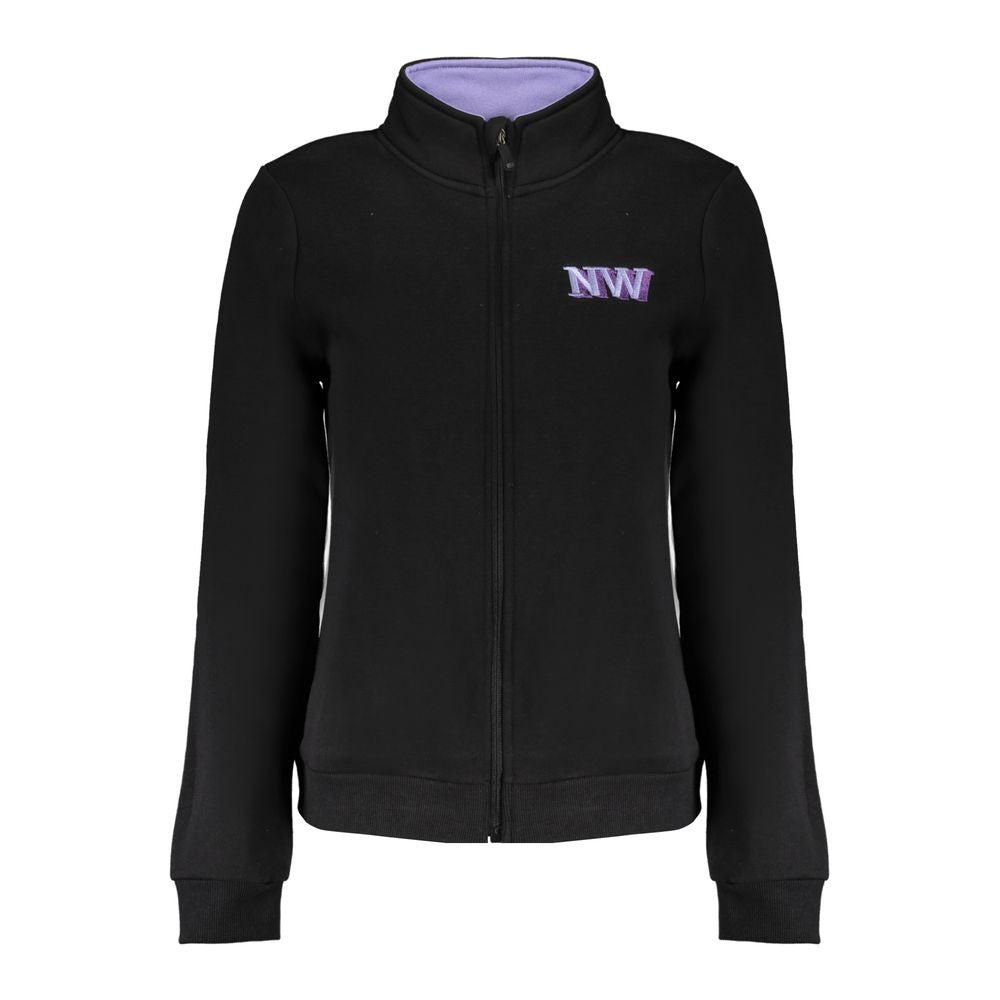 Sweatshirt by Norway 1963 for women in cotton polyester black presents a smart casual silhouette, featuring a smart casual and long-sleeve for a sophisticated look.
