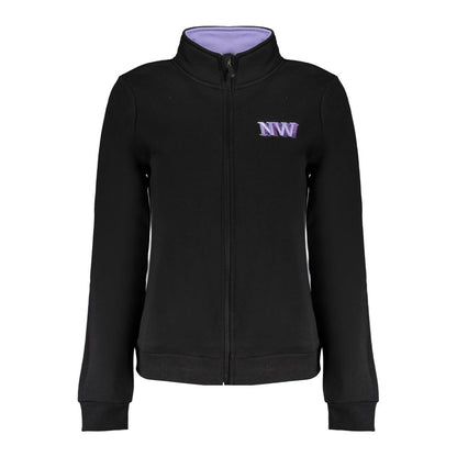 Sweatshirt by Norway 1963 for women in cotton polyester black presents a smart casual silhouette, featuring a smart casual and long-sleeve for a sophisticated look.