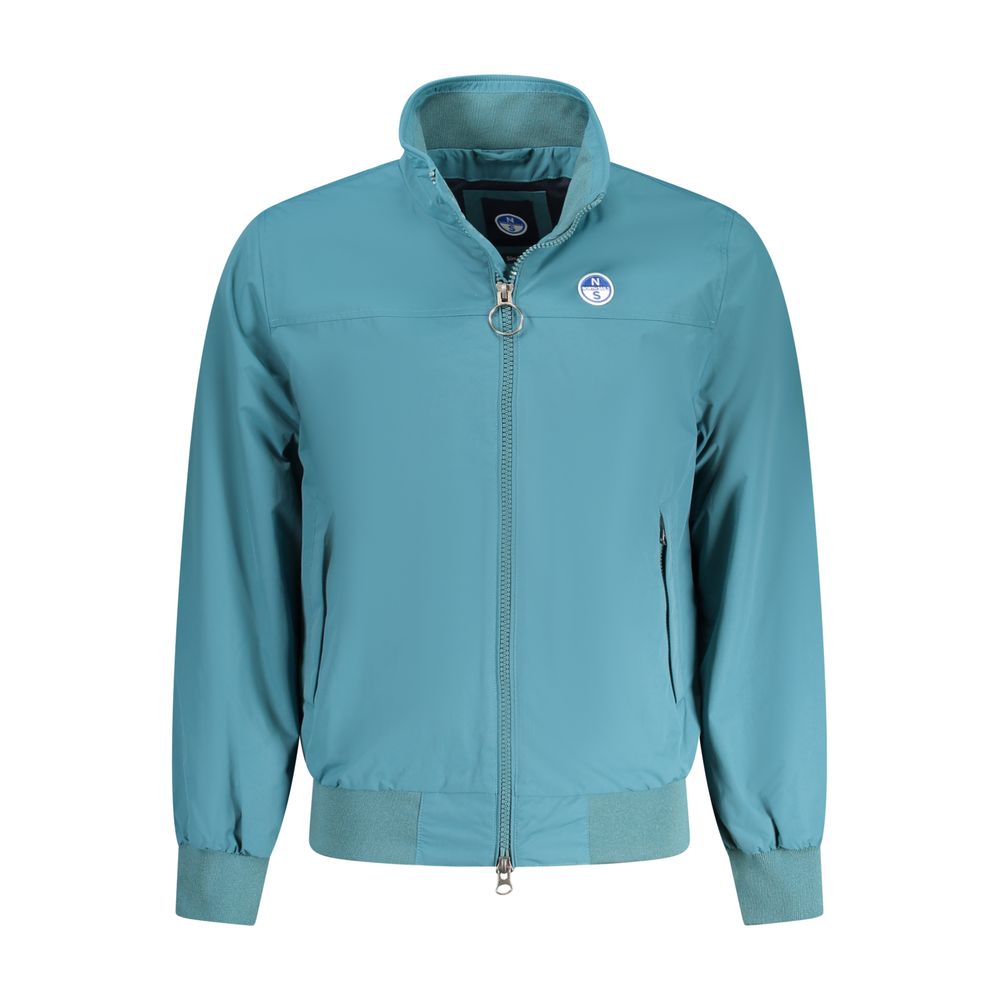 Bomber Jacket by North Sails for men in polyamide green & signature showcases a bohemian silhouette, artfully detailed with a bohemian and signature pockets for a truly bohemian finish.