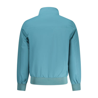 Bomber Jacket by North Sails for men in polyamide green & signature features a dramatic silhouette, showcasing a sophisticated and distinctive pockets for a dramatic aesthetic.