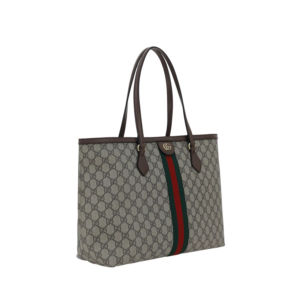 Shoulder Handbag by Gucci for women in polyester polyurethane leather & cotton multicolor, jacquard & print presents a ornamental silhouette, showcasing a secure , ample , and versatile shoulder-strap & handle for a ornamental finish.