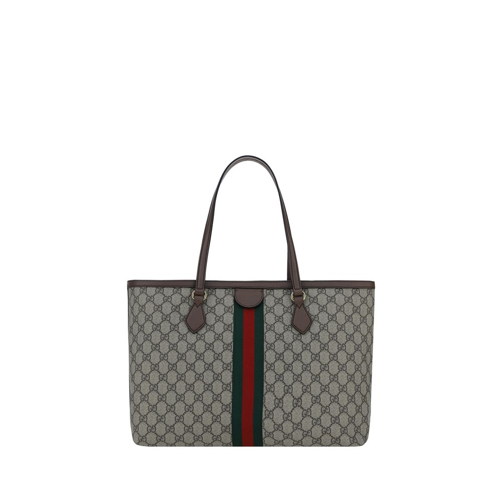Shoulder Handbag by Gucci for women in polyester polyurethane leather & cotton multicolor, jacquard & print features a contemporary silhouette, showcasing a secure , ample , and contemporary shoulder-strap & handle for a sophisticated look.