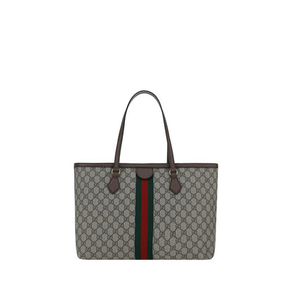 Shoulder Handbag by Gucci for women in polyester polyurethane leather & cotton multicolor, jacquard & print features a contemporary silhouette, showcasing a secure , ample , and contemporary shoulder-strap & handle for a sophisticated look.