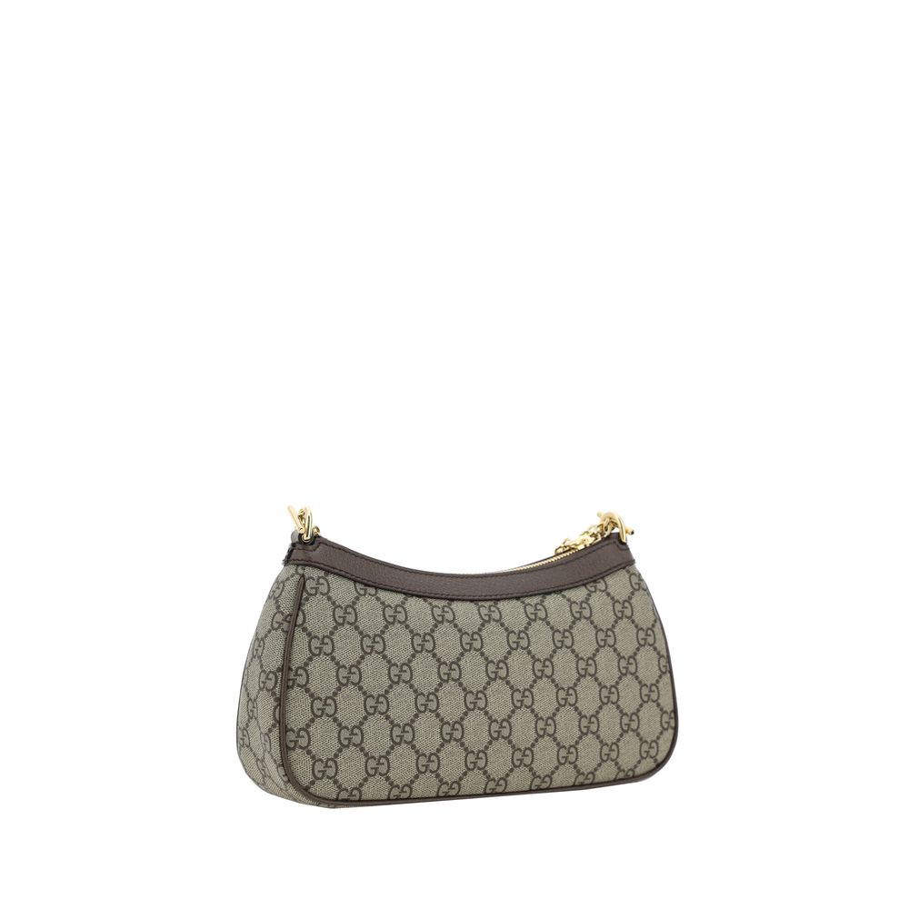 Shoulder Bag by Gucci for women in polyester polyurethane leather & cotton brown, gold & patterned features a effortless sophistication silhouette, secured by a with ample and versatile shoulder-strap & adjustable-strap for a effortless sophistication finish.
