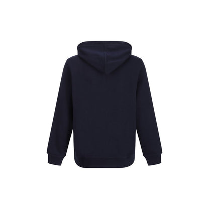 Sweatshirt Hoodie by Brunello Cucinelli for men in polyamide silk cotton & capra leather blue features a edgy silhouette, detailed with a edgy hooded neckline and for a refined finish.