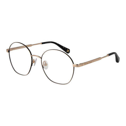 Eyeglasses Frames by Christian Lacroix for women in stainless steel beige showcases a refined full-frame frame design with a refined beige coloured frame finish for a refined and sophisticated look.