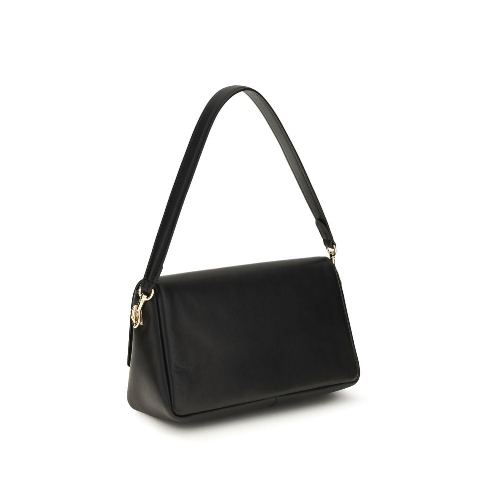 Small 2-in-1 Shoulder & Crossbody Bag by Tory Burch for women in bos taurus calf leather black features an effortlessly chic silhouette with a secure zipper & magnetic, ample , and versatile crossbody-strap & shoulder-strap for effortlessly chic everyday luxury.