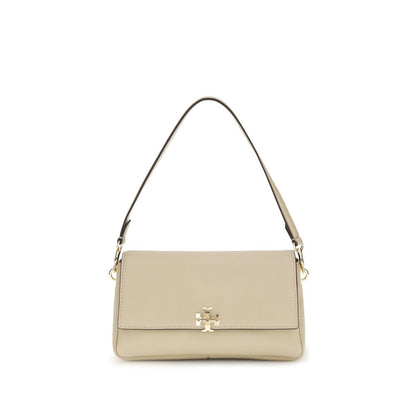Small Shoulder Bag by Tory Burch for women in bos taurus calf leather beige & signature showcases a enviable silhouette, artfully detailed with a secure zipper & magnetic, organized , and versatile shoulder-strap for a enviable look.