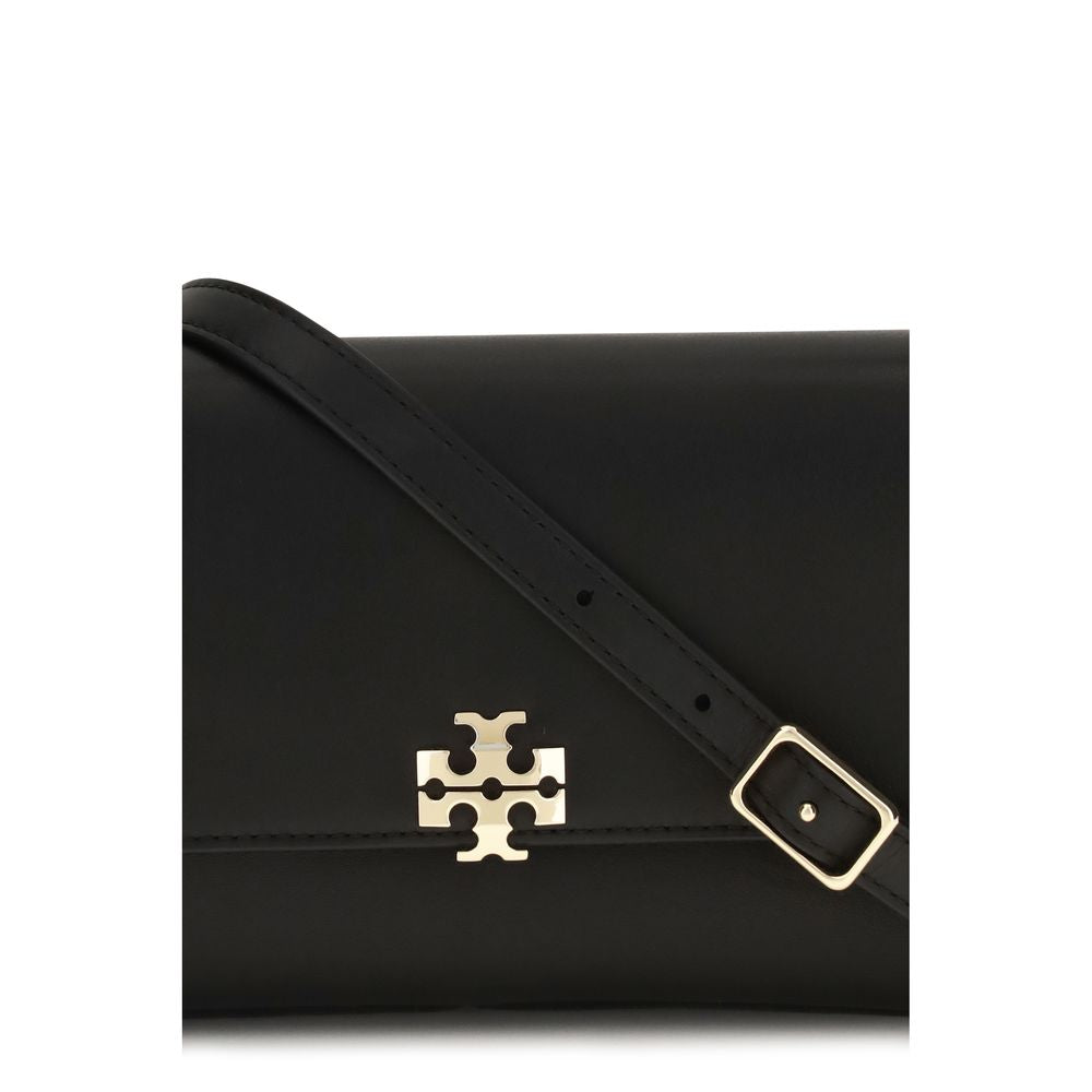 Small 2-in-1 Shoulder & Crossbody Bag by Tory Burch for women in bos taurus calf leather black presents a versatile silhouette, showcasing a secure zipper & magnetic and versatile with versatile crossbody-strap & shoulder-strap for a sophisticated look.