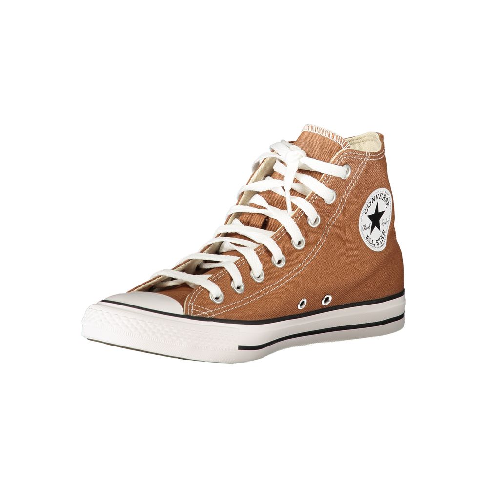 Athletic Sneakers by Converse for women in polyester & polyurethane brown & signature showcases an impeccable silhouette, defined by an impeccable high-top style design that perfectly captures the essence of the Women's High-Top Polyester & Polyurethane Athletic Sneakers.