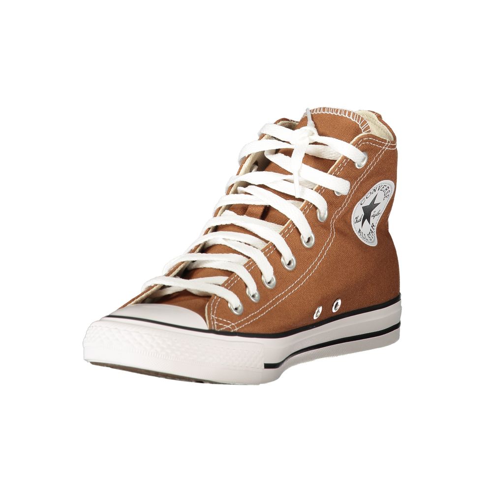 Athletic Sneakers by Converse for men in polyester & polyurethane brown presents a sleek silhouette, perfectly capturing the athletic style essence of Men's Athletic Polyester & Polyurethane Sneakers with its sleek design and premium finish.