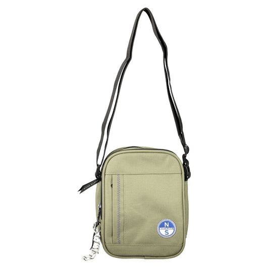 2-in-1 Shoulder & Crossbody Bag by North Sails for men in polyester green features a effortless chic silhouette with a secure zipper, ample built-in-compartments & external-pockets, and versatile crossbody-strap, shoulder-strap & adjustable-strap for a effortless chic finish.