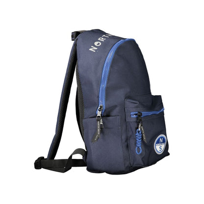 Backpack by North Sails for men in polyester blue & print features a stately Polyester Backpack design, showcasing a secure zipper, ample external-pockets & laptop-compartment, and versatile handle, backpack-strap & adjustable-strap for a stately finish.