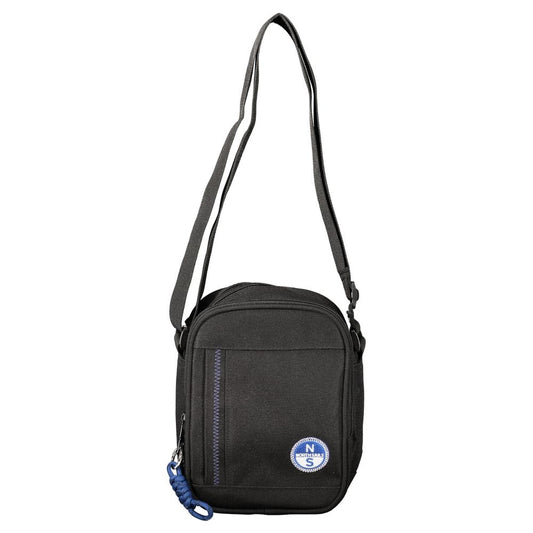2-in-1 Shoulder & Crossbody Bag by North Sails for men in polyester black features a effortless sophistication silhouette, secured by a zipper with ample built-in-compartments & external-pockets and versatile crossbody-strap, shoulder-strap & adjustable-strap for a effortless sophistication finish.