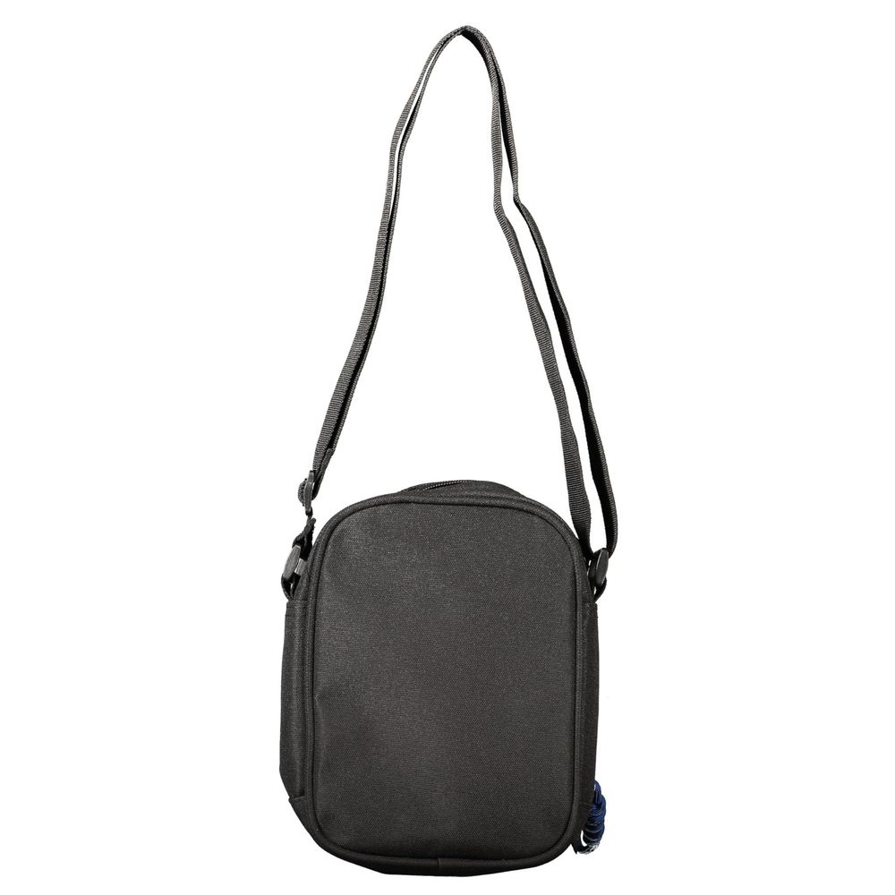 2-in-1 Shoulder & Crossbody Bag by North Sails for men in polyester black features a effortless chic silhouette with a secure zipper, ample built-in-compartments & external-pockets, and versatile crossbody-strap, shoulder-strap & adjustable-strap for a effortless chic finish.