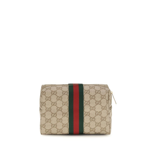 Wallet by Gucci for women in fabric beige, brown, gold, sand, signature & striped showcases a discerning silhouette, artfully capturing the essence of Gg Fabric Wallet with its functional .