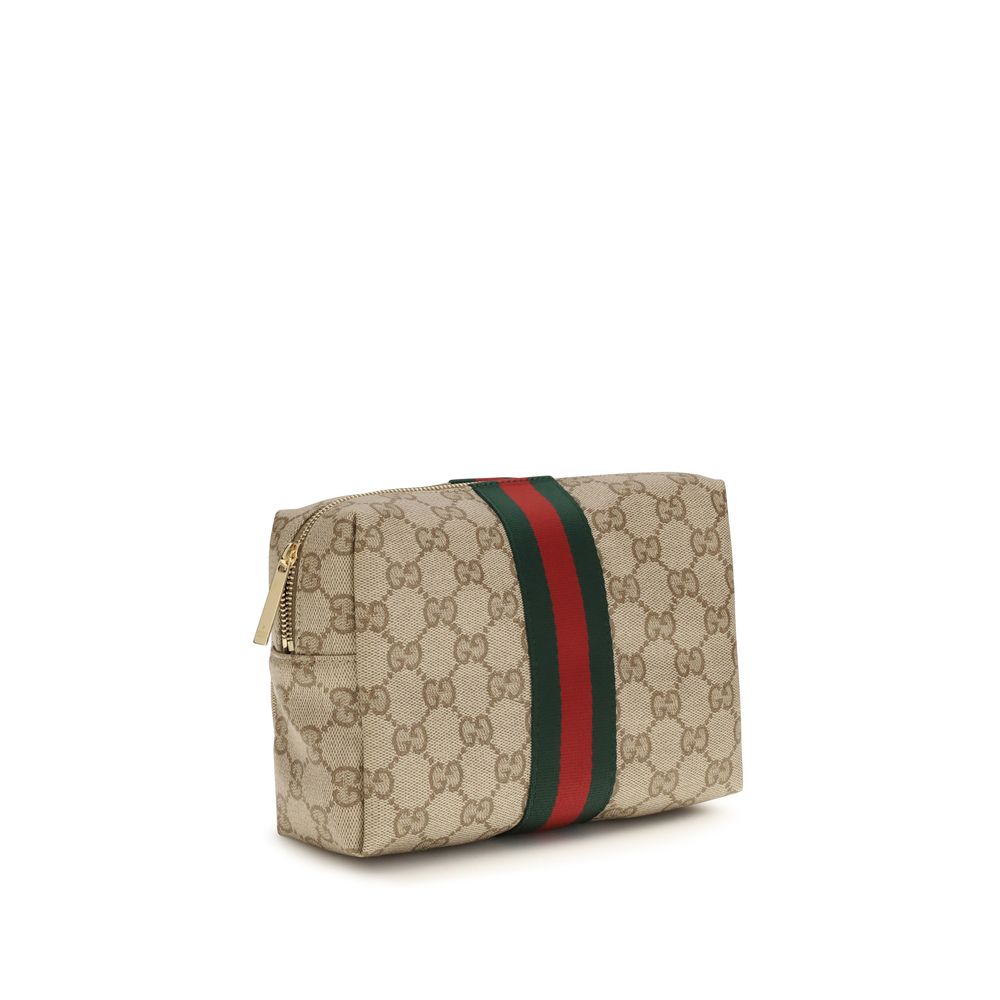Wallet by Gucci for women in fabric beige, brown, gold, sand, signature & striped showcases a enchanting silhouette, artfully detailed with the signature style of the Gg Fabric Wallet and functional .