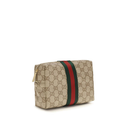 Wallet by Gucci for women in fabric beige, brown, gold, sand, signature & striped showcases a enchanting silhouette, artfully detailed with the signature style of the Gg Fabric Wallet and functional .