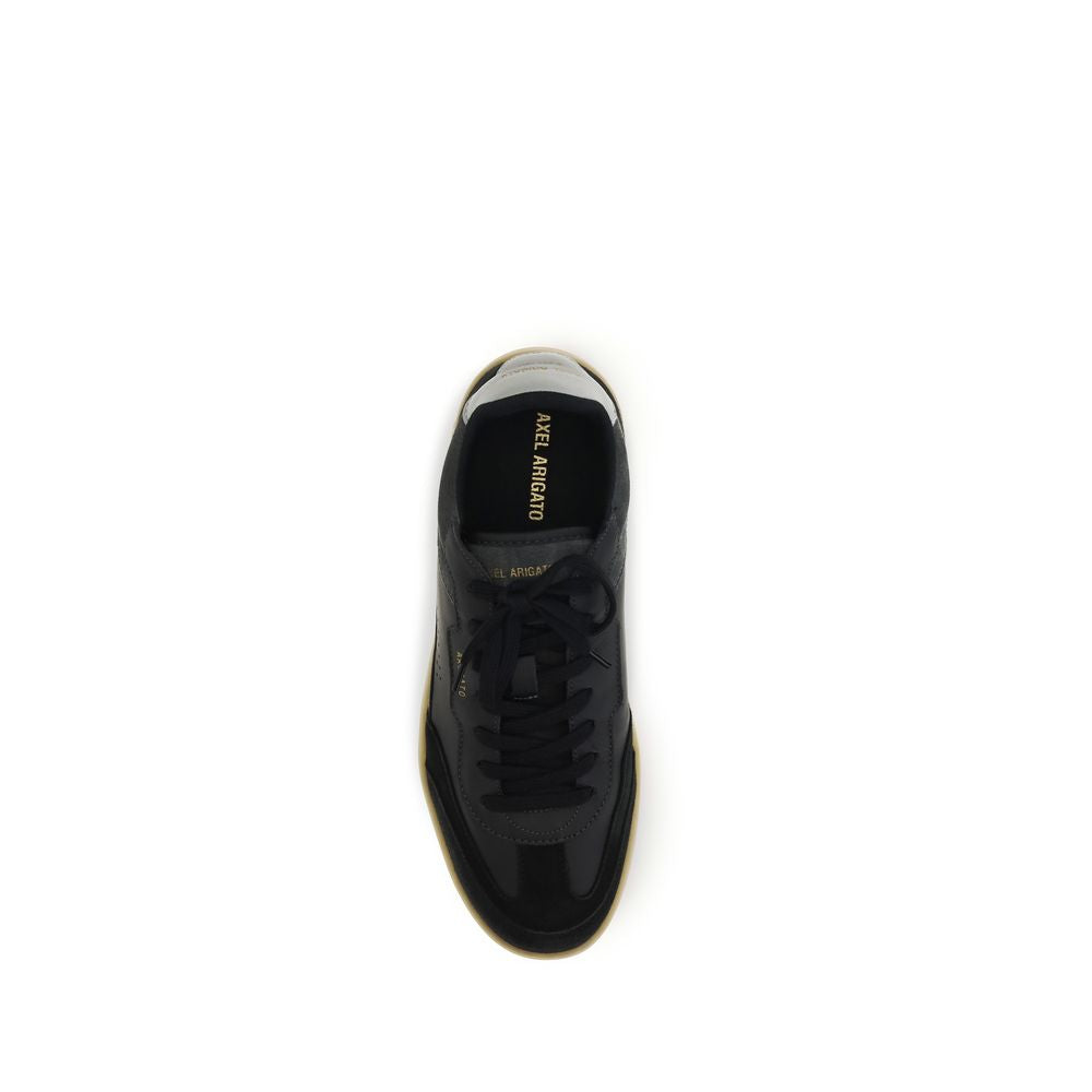 Sneakers by Axel Arigato for men in bos taurus calf suede leather black & signature features an timeless silhouette from the Men's Low Top Bos Taurus Calf Suede Leather Sneakers collection, showcasing a signature low-top style with an timeless finish.