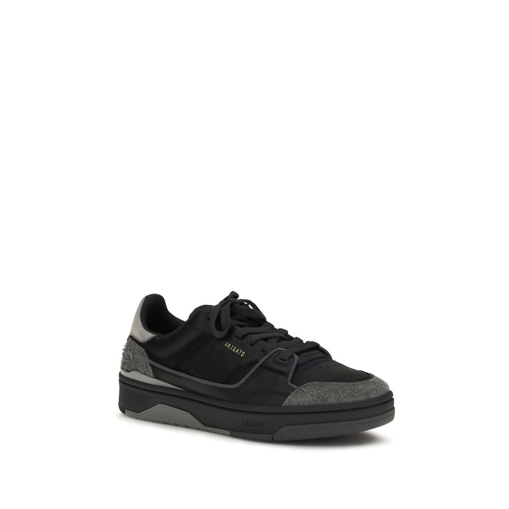Sneakers by Axel Arigato for men in bos taurus suede calf leather black features an versatile design from the Men's Low Top Tennis Bos Taurus Suede Calf Leather Sneakers collection, highlighting a versatile low-top tennis style for a premium, high-fashion look.