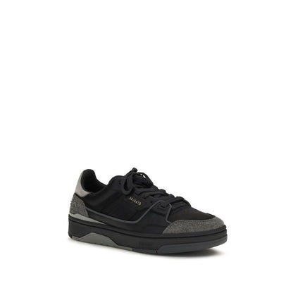 Sneakers by Axel Arigato for men in bos taurus suede calf leather black features an versatile design from the Men's Low Top Tennis Bos Taurus Suede Calf Leather Sneakers collection, highlighting a versatile low-top tennis style for a premium, high-fashion look.
