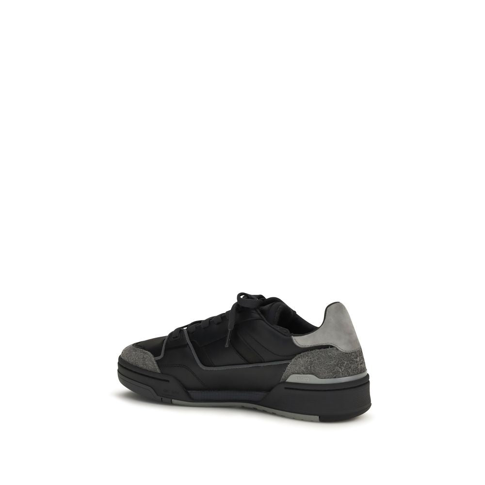 Sneakers by Axel Arigato for men in bos taurus suede calf leather black features a chic design, perfectly showcasing the chic low-top tennis style of this Men's Low Top Tennis Bos Taurus Suede Calf Leather Sneakers.