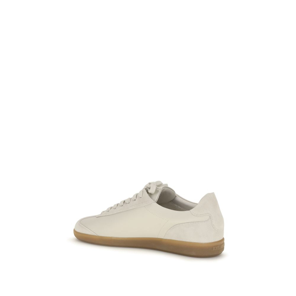 Sneakers by Axel Arigato for men in bos taurus calf suede leather beige & gold features an versatile design from the Men's Low Top Bos Taurus Calf Suede Leather Sneakers collection, highlighting a versatile low-top style for a premium, high-fashion look.