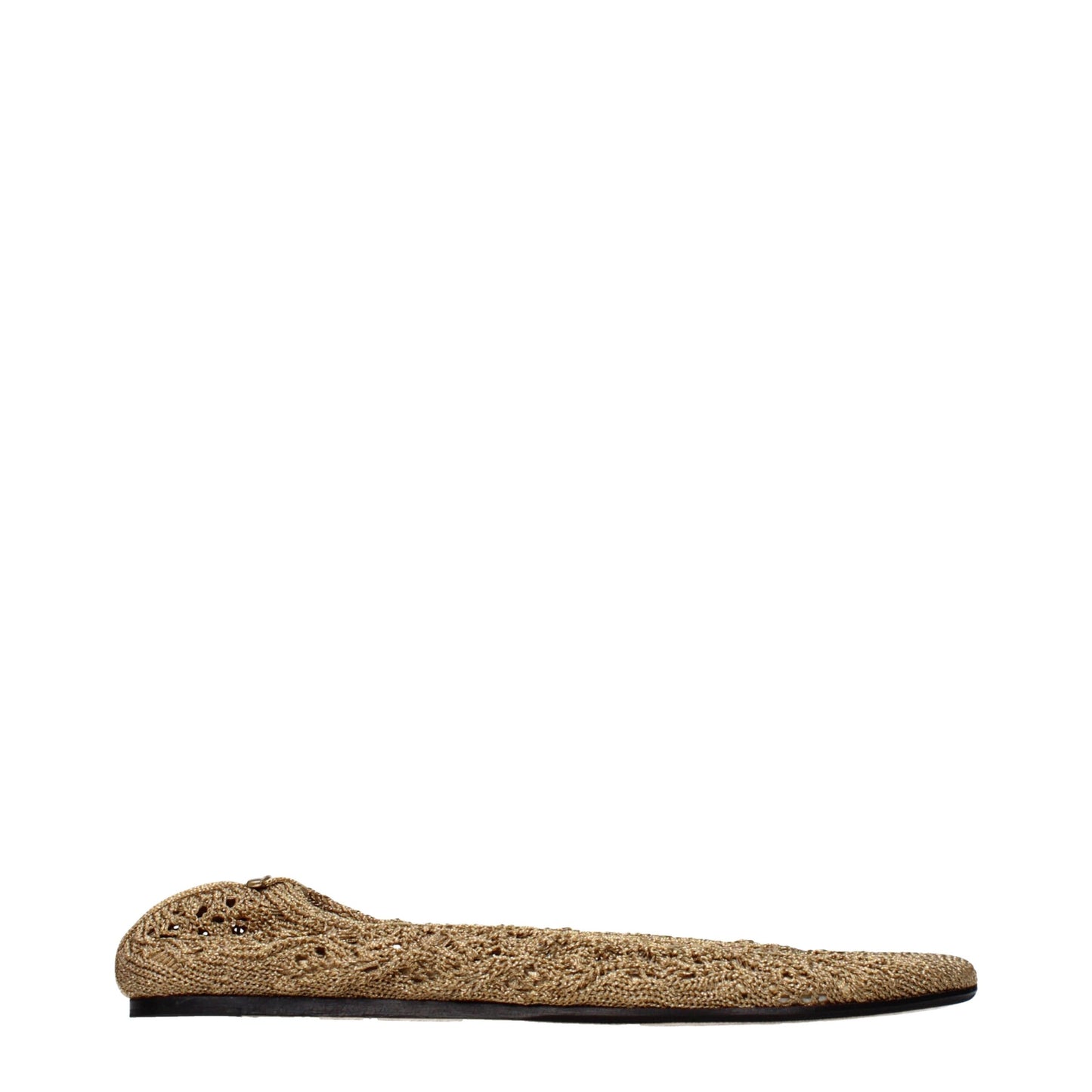 Ballet Flat Shoes by Isabel Marant for women in fabric gold showcases a enchanting silhouette as part of the Women's Fabric Ballet Flat Shoes collection, defined by a enchanting and for a enchanting look.